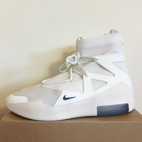SOLD ❌ Nike Air Fear of God 1 Sail size 14 AR4237-100 2019 PRE-OWNED - Picture 2 of 10